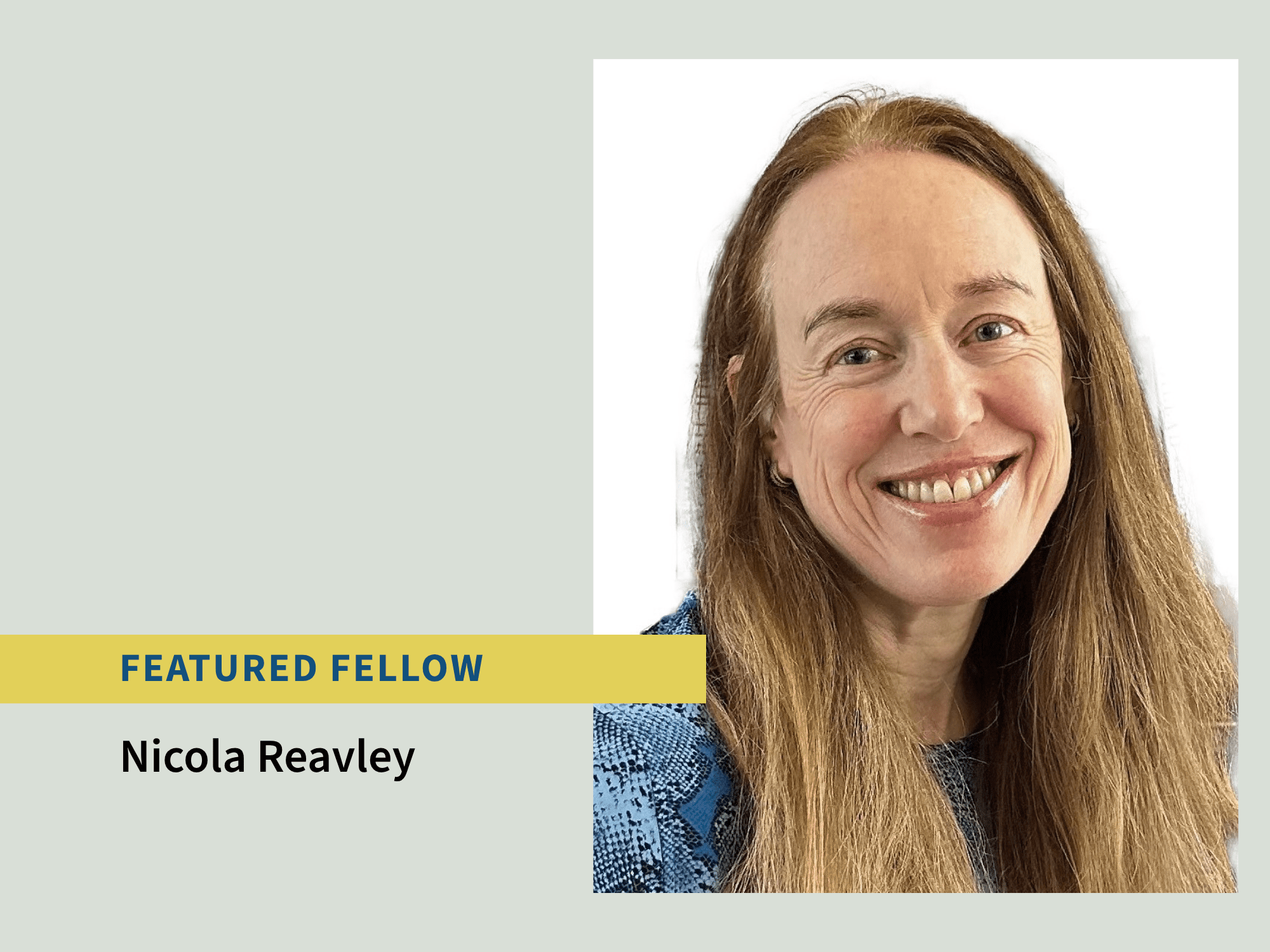 Featured Fellow: Professor Nicola Reavley